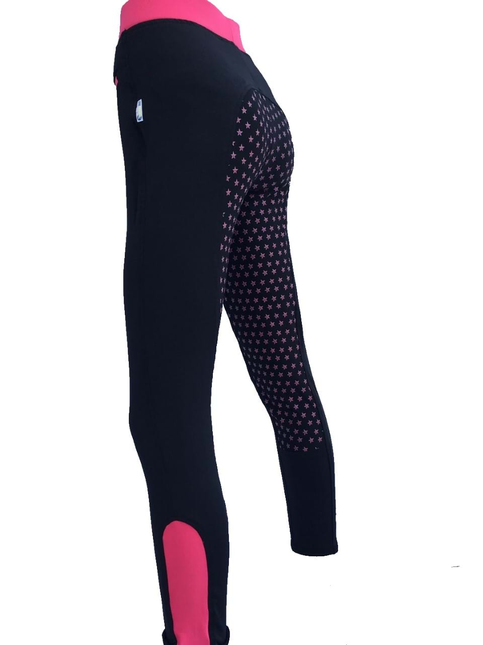Ladies Silicone Grip Riding Tights Lycra Horse Riding Tights sizes 8 ...